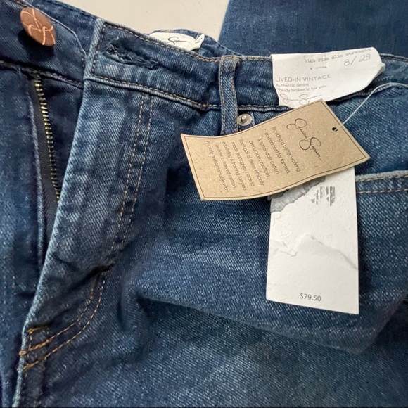 Jessica Simpson high rise slim straight jeans size 8/29 - Picture 13 of 14